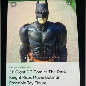 31" Batman Poseable Toy Figure from the movie Batman Rises see below for more